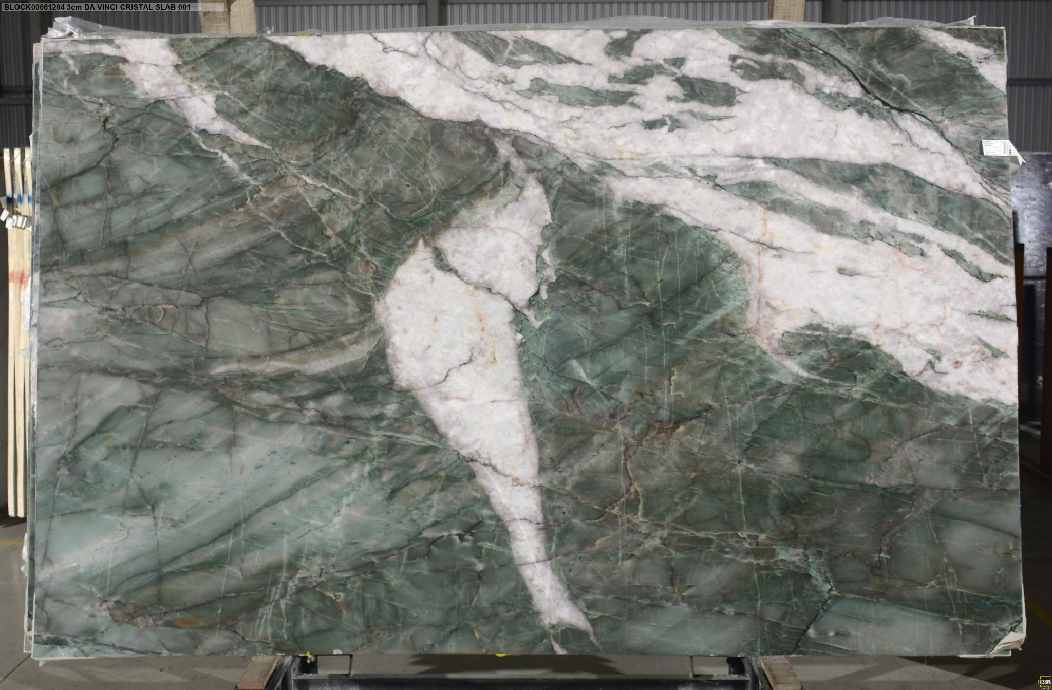 DA VINCI CRISTAL 3.0 CM POLISHED RESINED Cristallo slab from Brazil — NSS Natural Stones