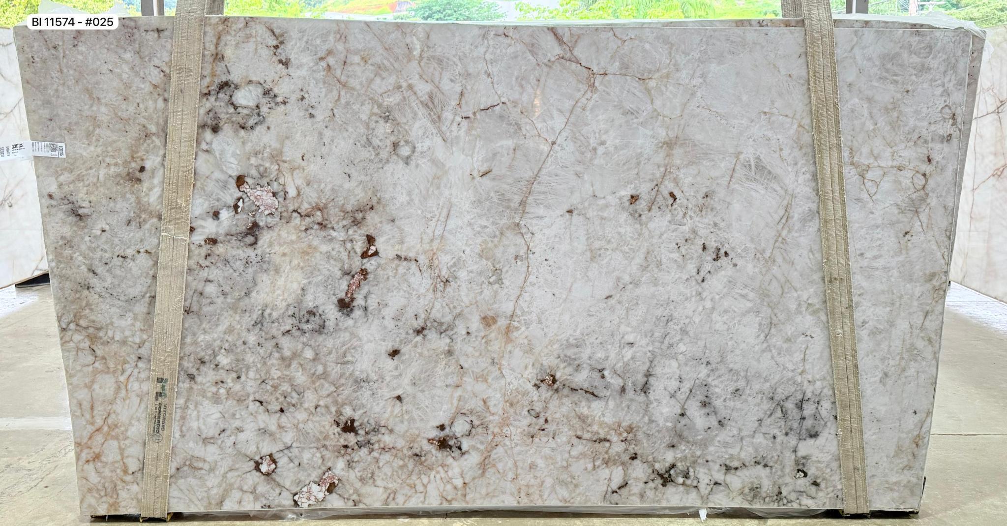  CRISTALLUS HIMALAIA 2 CM  Cristallo slab from Brazil — NSS Natural Stones